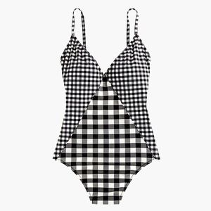 J. Crew gingham swimsuit